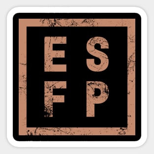 ESFP Extrovert Personality Type Sticker